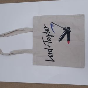 Lord & Taylor cloth tote bag